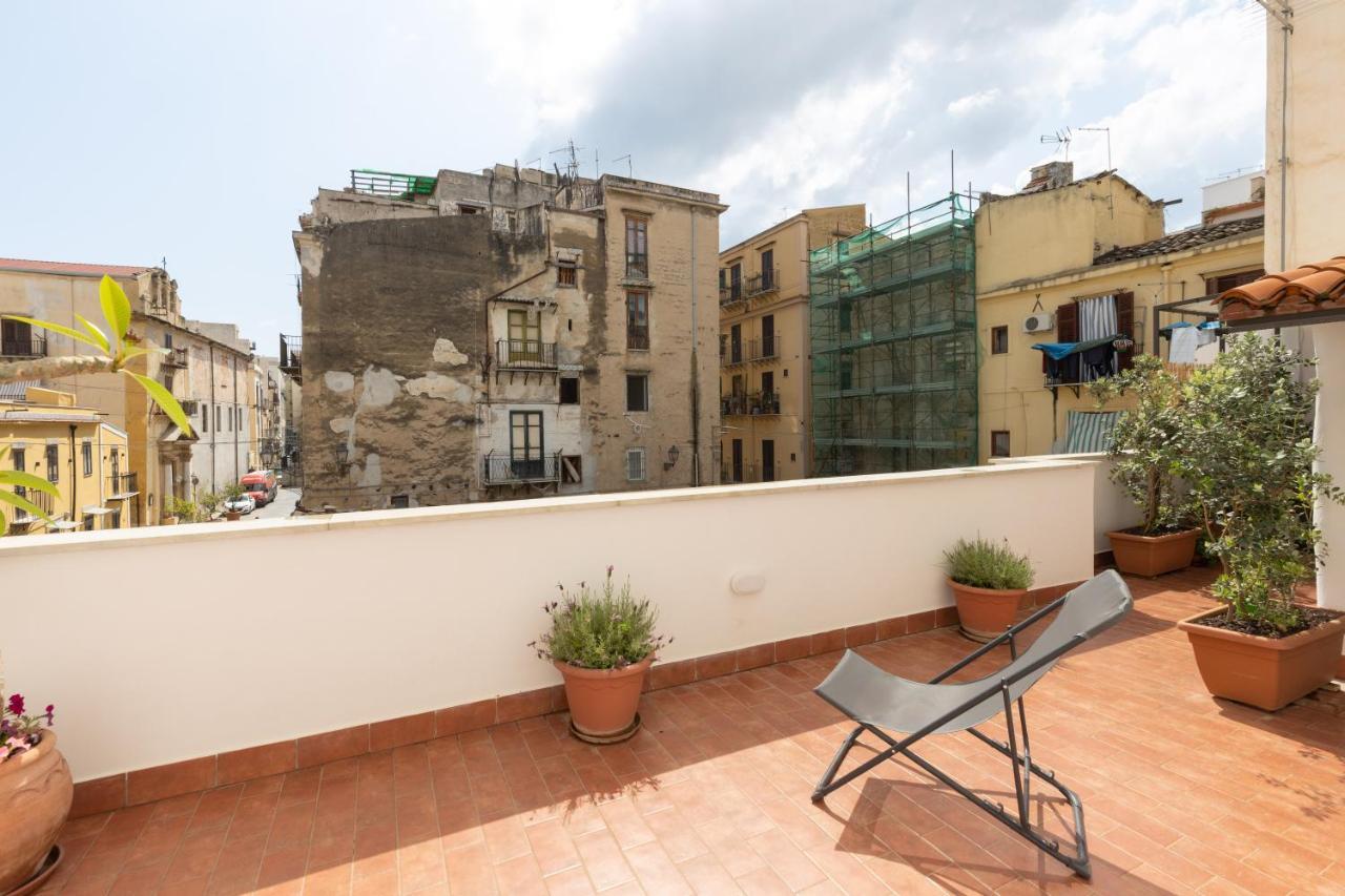La Casa Del Cacciatore - Alloggio Con Terrazzo Lejlighed Palermo Eksteriør billede