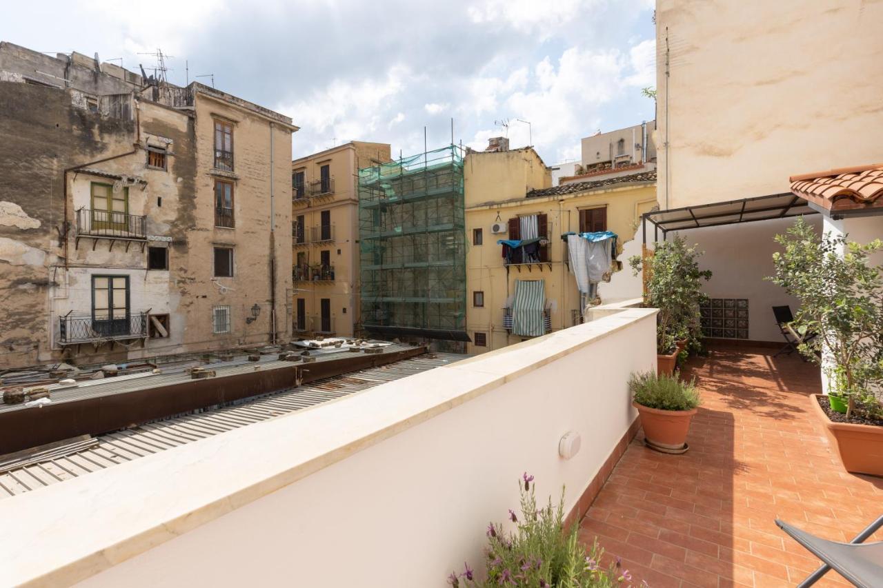 La Casa Del Cacciatore - Alloggio Con Terrazzo Lejlighed Palermo Eksteriør billede